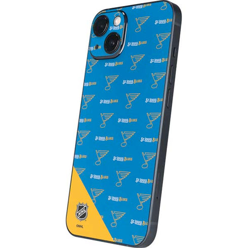 NHL St. Louis Blues Pattern iPhone 14 Plus Skin
